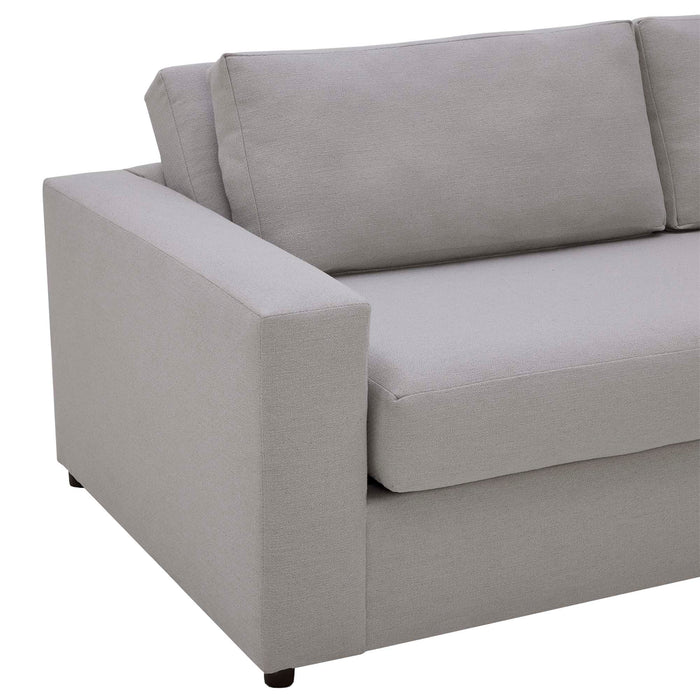 Avendale Linen Blend Sofa – Made in the USA With Bench Seat Cushion