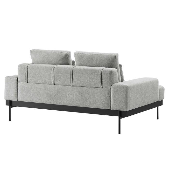 Proximity Upholstered Fabric Loveseat