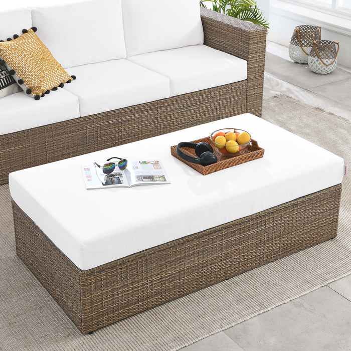 Convene Outdoor Patio Rectangle Ottoman