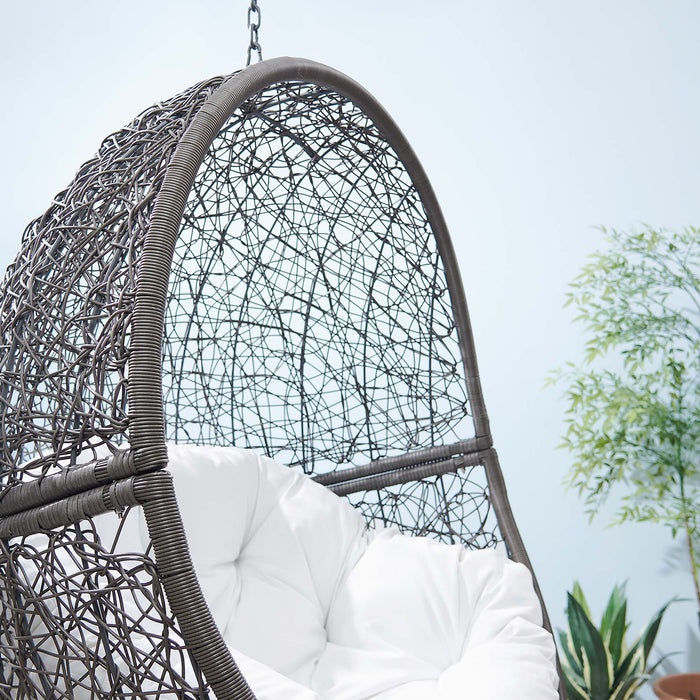 Encase Outdoor Patio Rattan Swing Chair