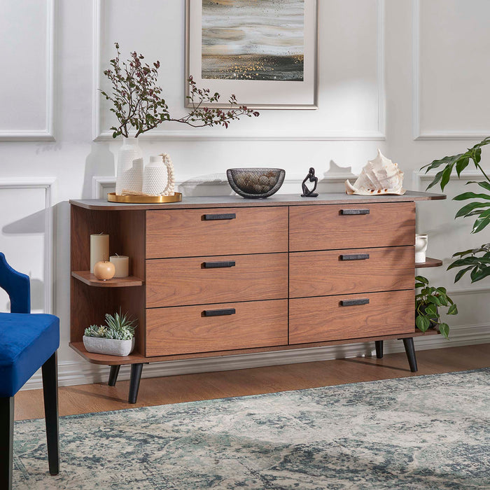 Langston Open Display Storage Sideboard