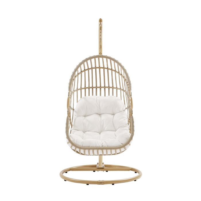 Amalie Wicker Rattan Outdoor Patio Rattan Swing Chair