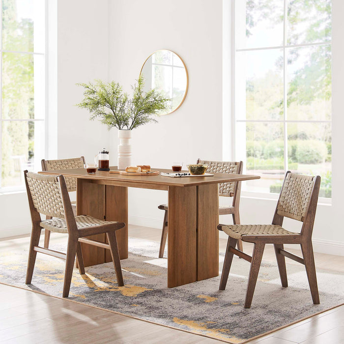 Amistad 60" Wood Dining Table