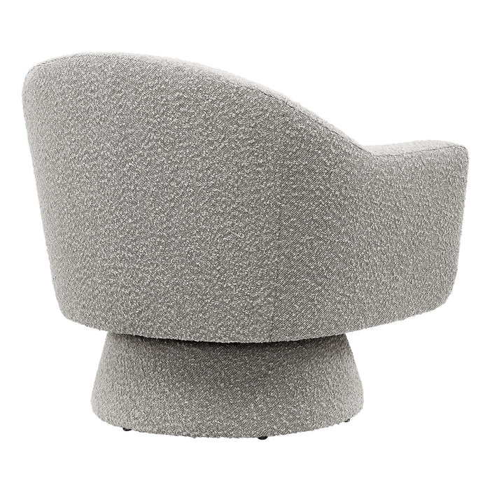 Astral Boucle Fabric Swivel Chair