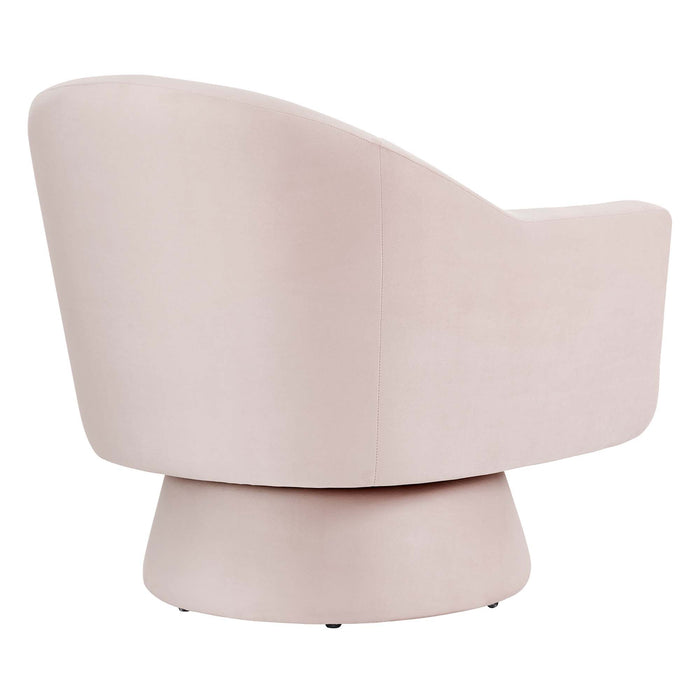 Astral Performance Velvet Swivel Chair