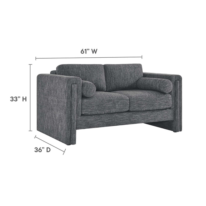 Visible Fabric Loveseat