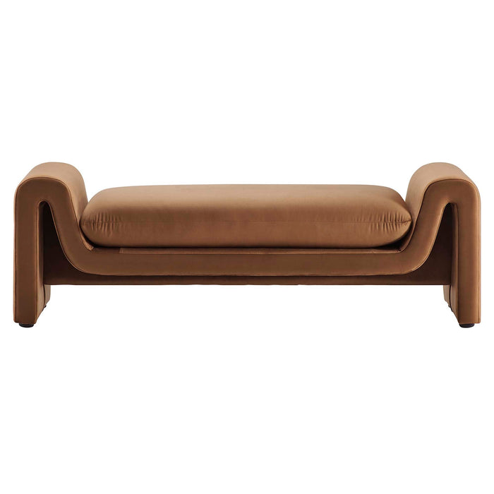 Waverly Performance Velvet Bench