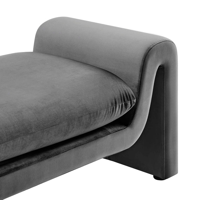 Waverly Performance Velvet Bench