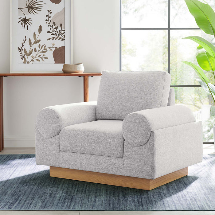 Oasis Upholstered Fabric Armchair