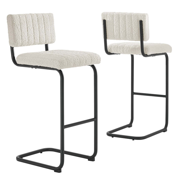 Parity Boucle Bar Stools - Set of 2