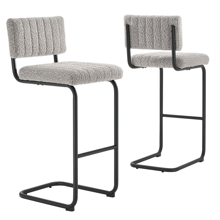 Parity Boucle Bar Stools - Set of 2