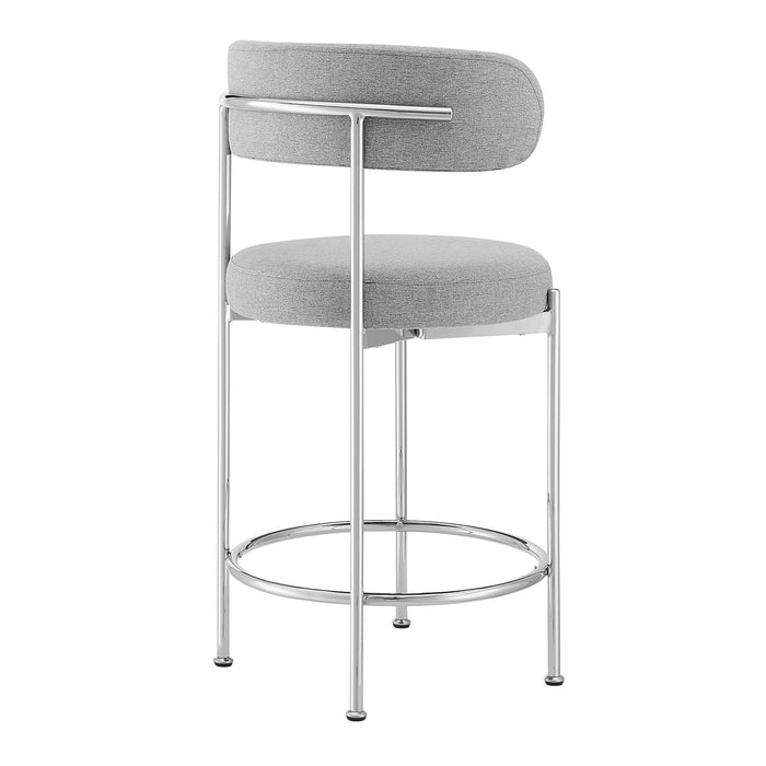 Albie Fabric Counter Stools - Set of 2