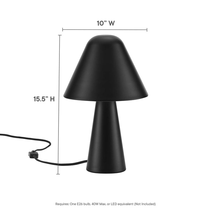 Jovial Metal Mushroom Table Lamp