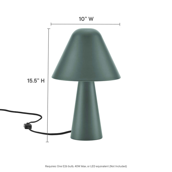 Jovial Metal Mushroom Table Lamp