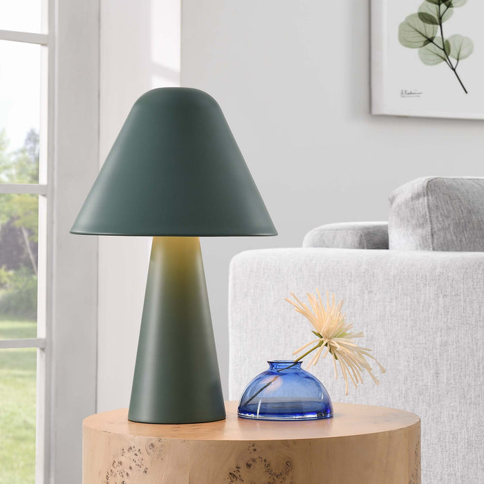 Jovial Metal Mushroom Table Lamp