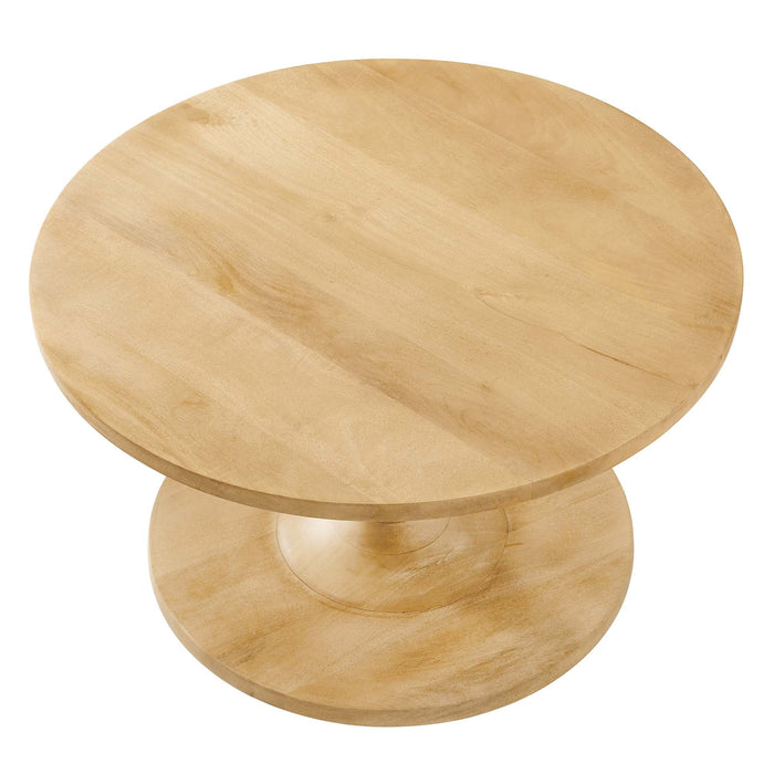 Lina Round Wood Coffee Table