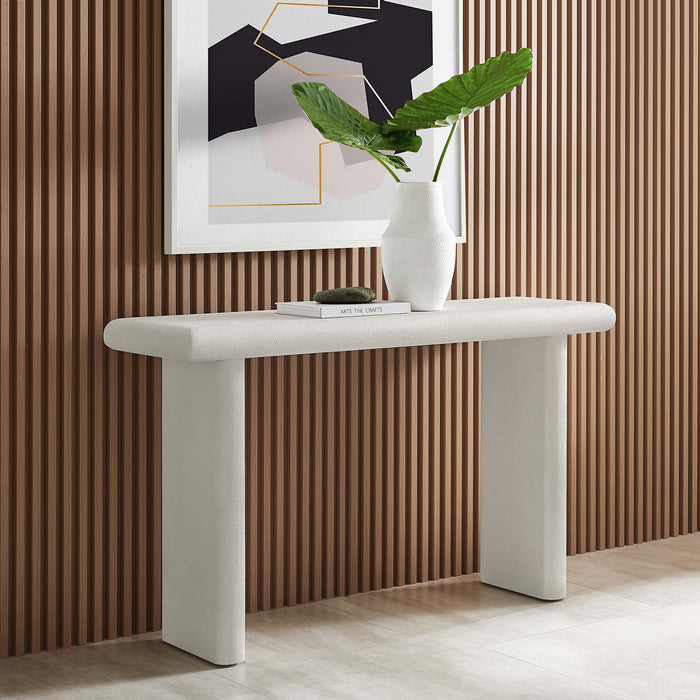 Relic Concrete Textured Console Table