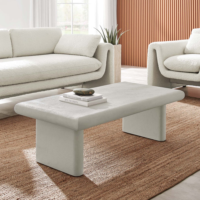 Relic Concrete Textured Coffee Table