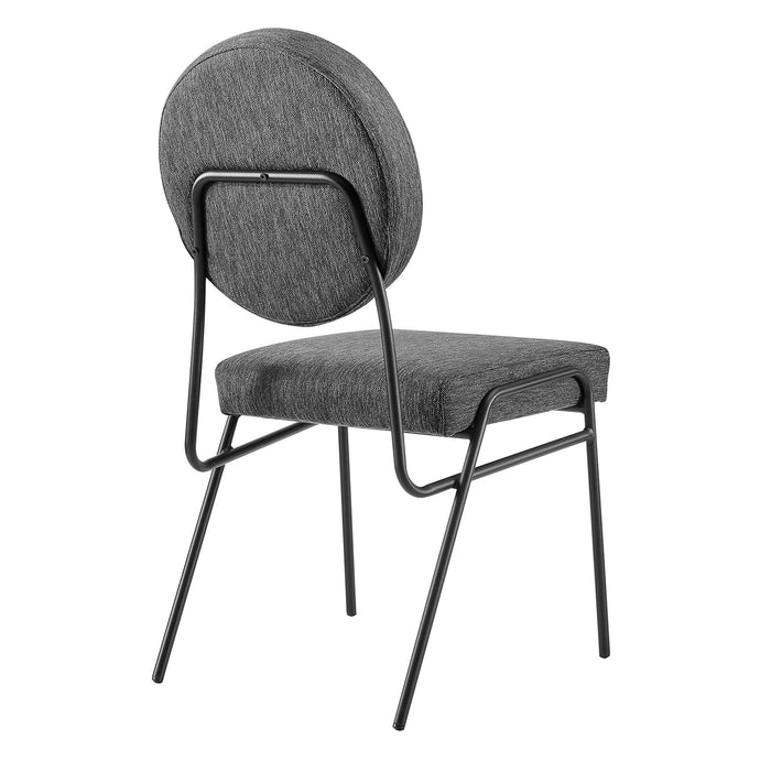 Craft Upholstered Fabric Dining Side Chairs - Set of 2