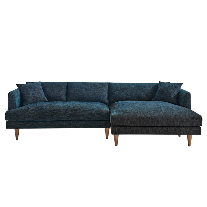 Zoya Right-Facing Down Filled Overstuffed Right Sectional Sofa