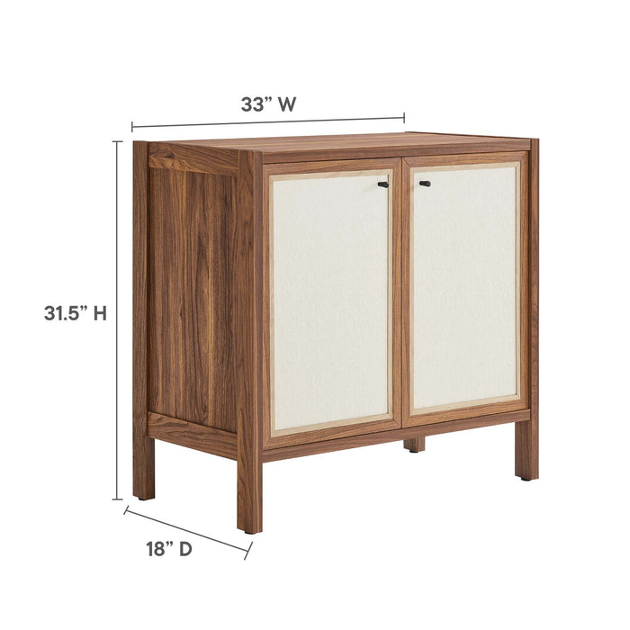 Capri 33" Wood Grain Storage Cabinet