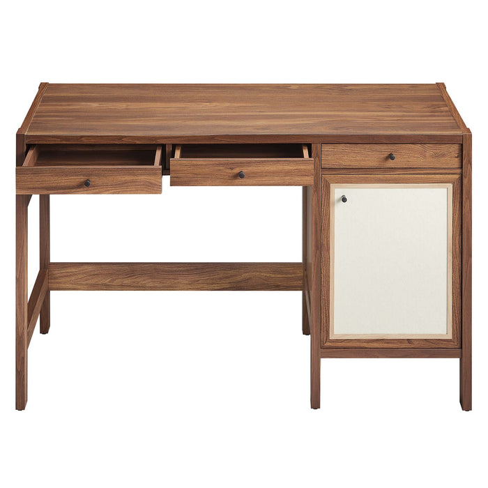 Capri 49" Wood Grain Office Desk