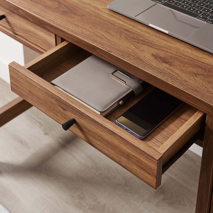 Capri 49" Wood Grain Office Desk