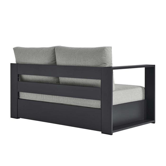 Tahoe Outdoor Patio Powder-Coated Aluminum Modular Left-Facing Loveseat