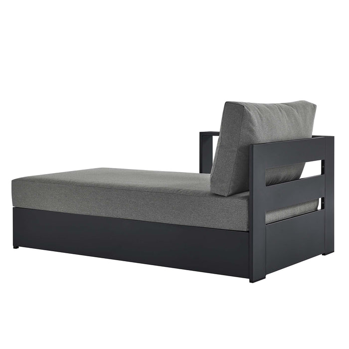 Tahoe Outdoor Patio Powder-Coated Aluminum Modular Left-Facing Chaise Lounge