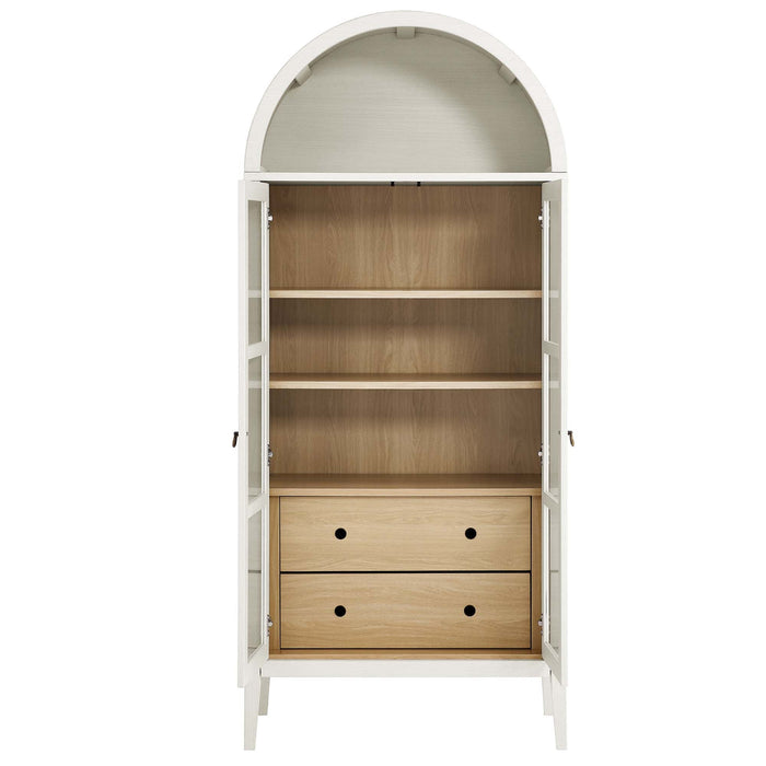 Nolan Tall Arched Storage Display Cabinet