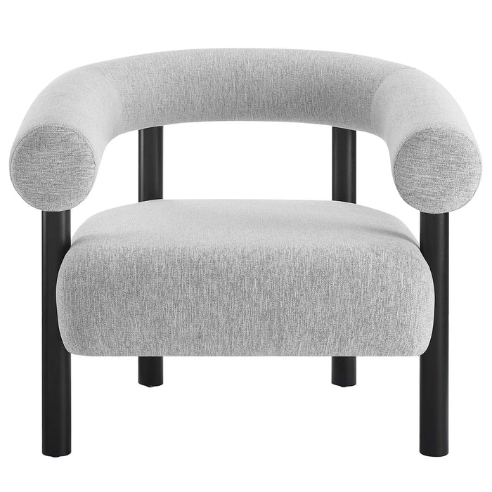 Sable Upholstered Fabric Armchair