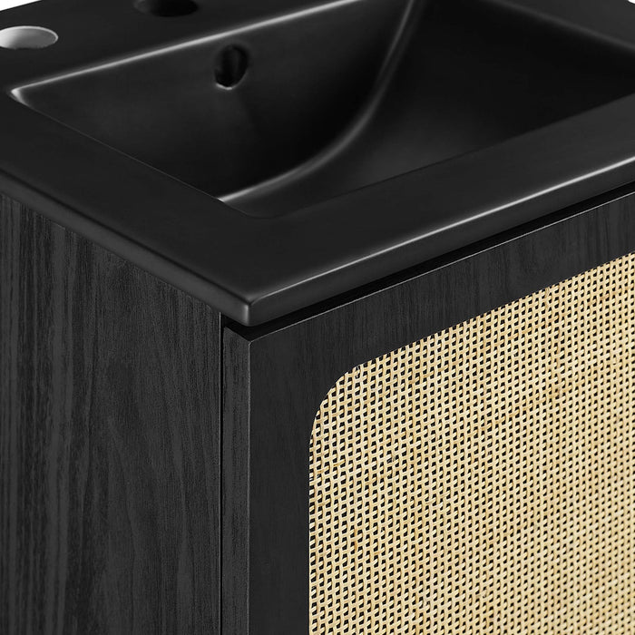 Chaucer Bathroom Vanity with Black Basin Included