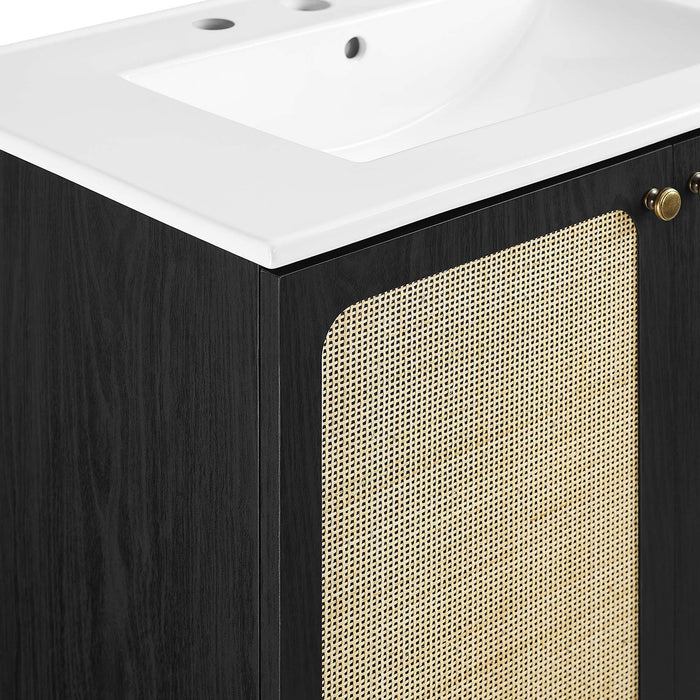 Chaucer Bathroom Vanity with White Basin Included