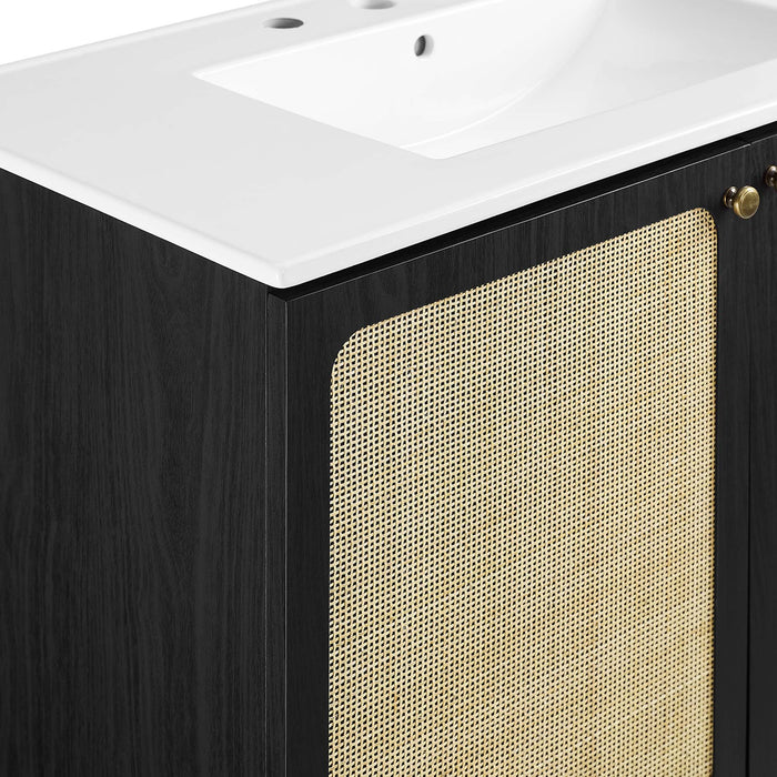 Chaucer Bathroom Vanity with White Basin Included