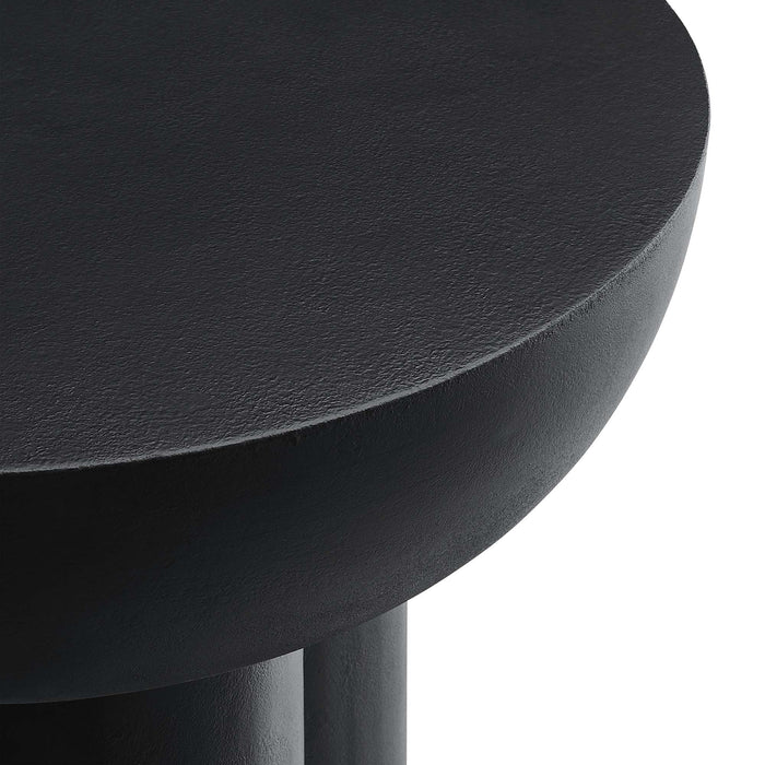 Caspian Round Concrete Side Table