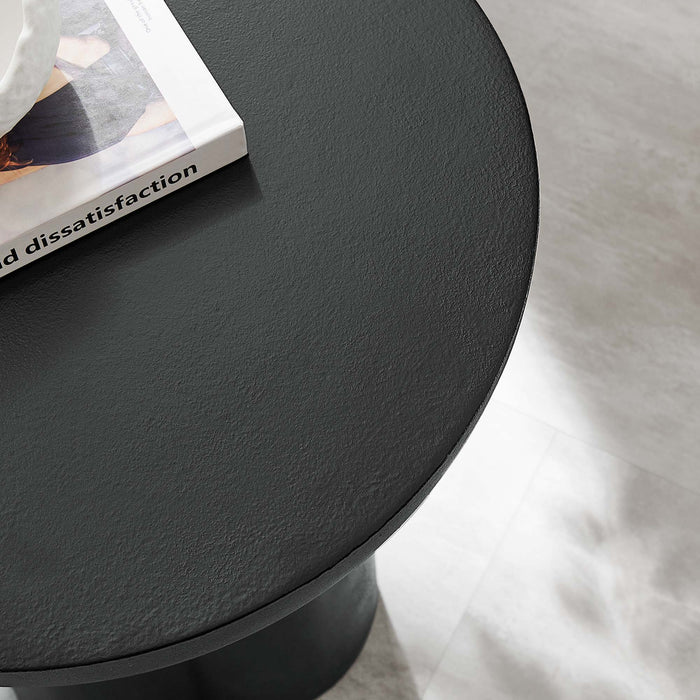 Caspian Round Concrete Side Table