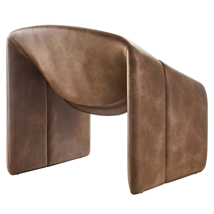 Vivi Vegan Leather Accent Chair