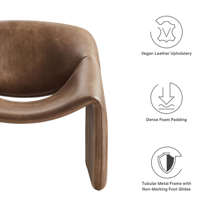 Vivi Vegan Leather Accent Chair