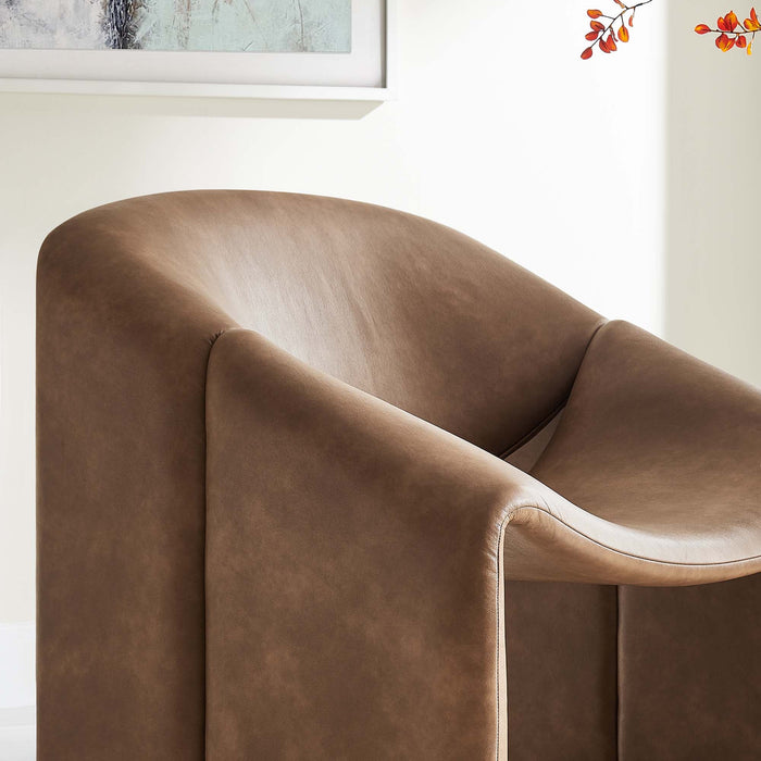 Vivi Vegan Leather Accent Chair