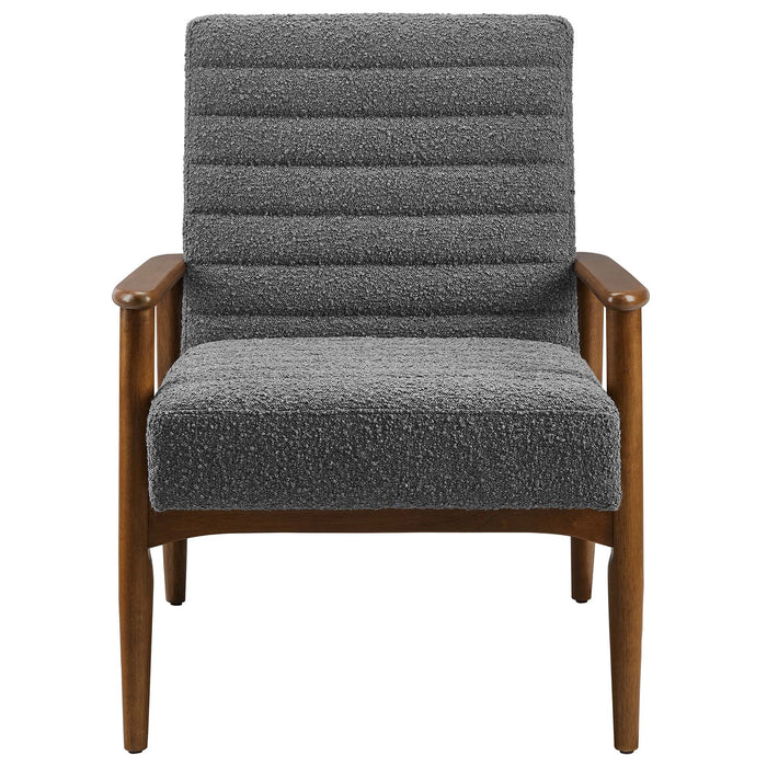 Jensen   Boucle Fabric Accent Chair