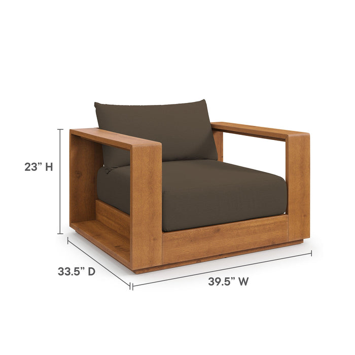 Tahoe Outdoor Patio Acacia Wood Chair