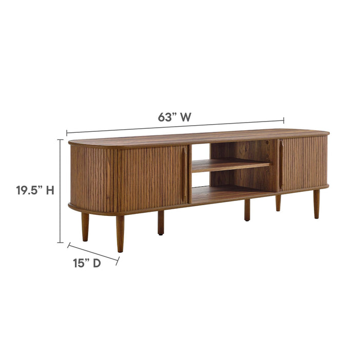 Contour 63" Wood TV Stand