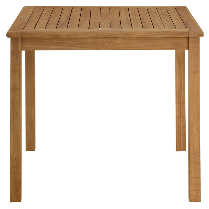 Vienna 34" Square Outdoor Patio Teak Wood Dining Table