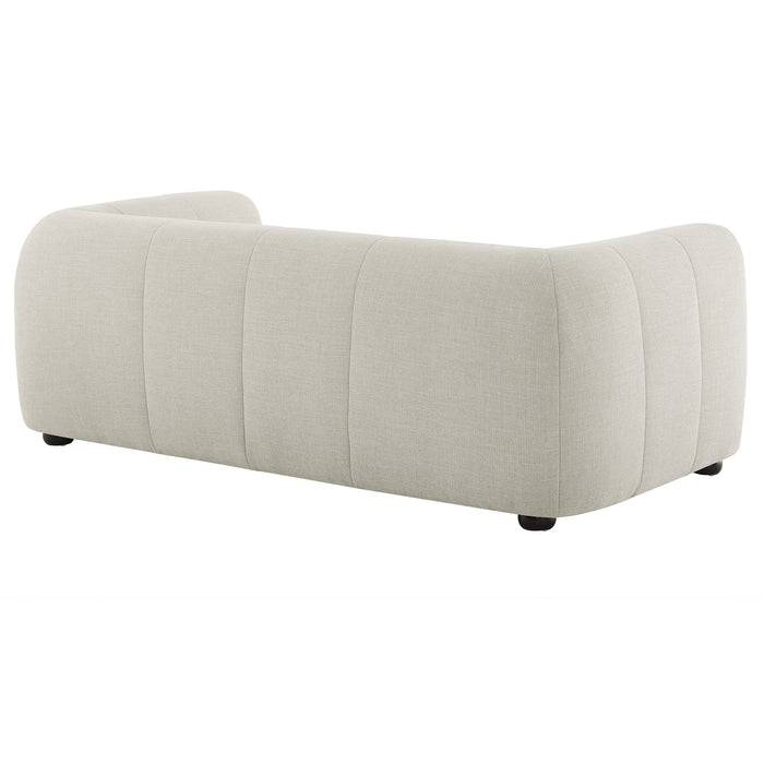 Liana   Upholstered Fabric Loveseat