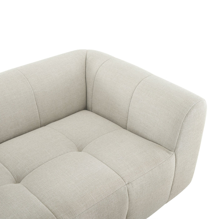 Liana   Upholstered Fabric Loveseat