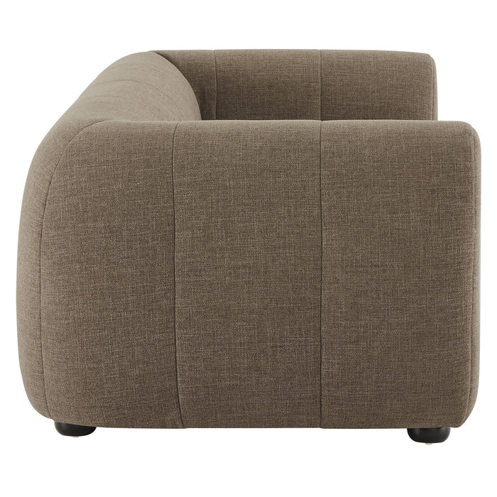 Liana   Upholstered Fabric Loveseat