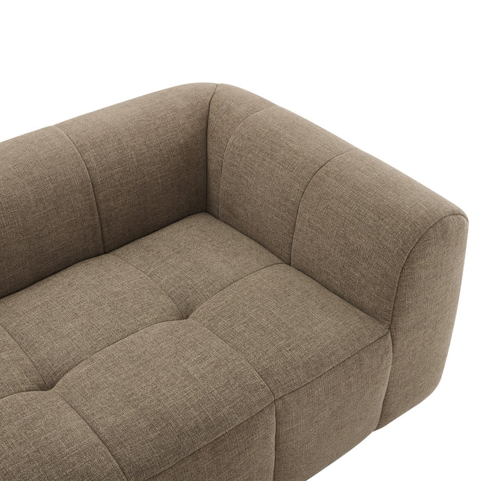 Liana   Upholstered Fabric Loveseat