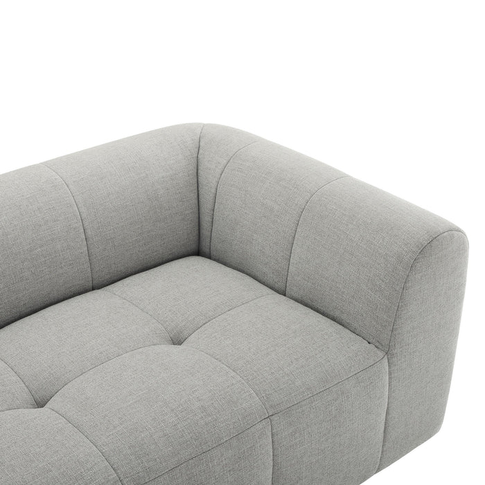 Liana   Upholstered Fabric Loveseat