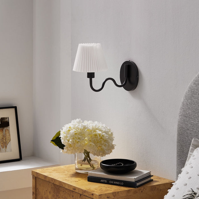 Wave Squiggle Arm Wall Sconce