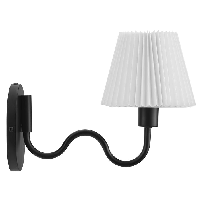 Wave Squiggle Arm Wall Sconce